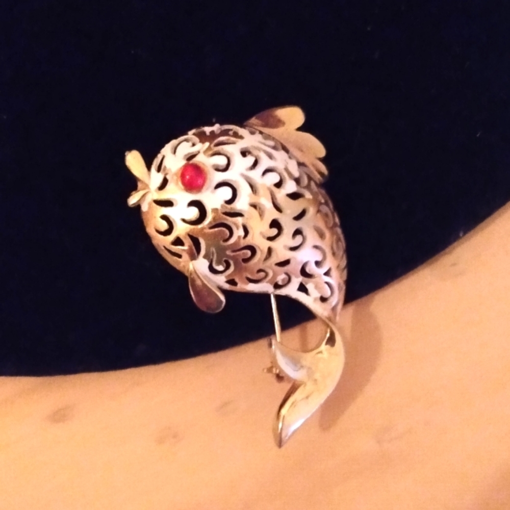 J.J. fish brooch